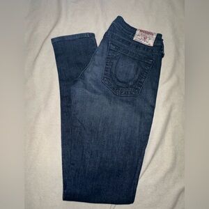 True religion low rise skinny jeans